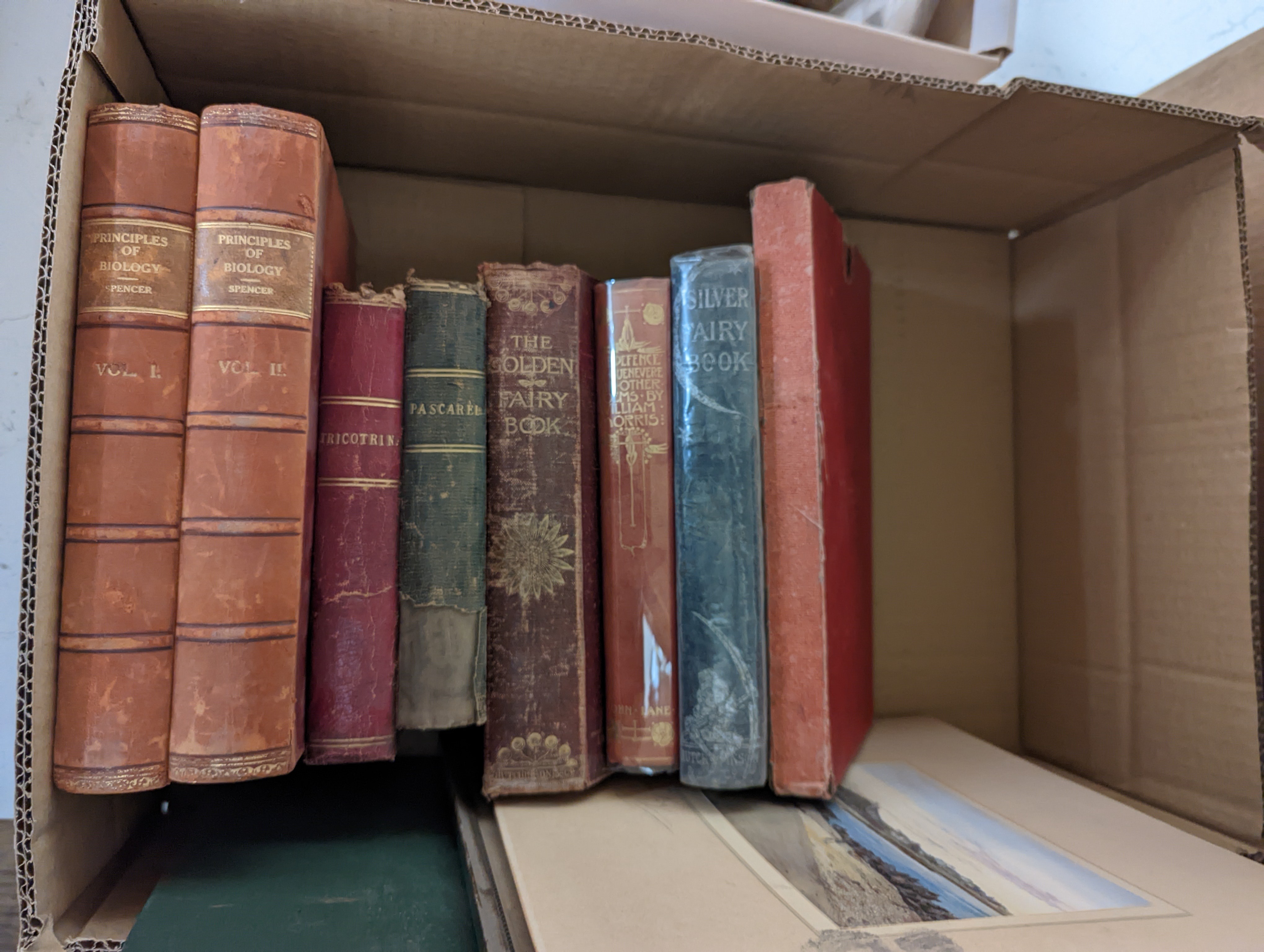 A quantity of various books, stamps etc.
